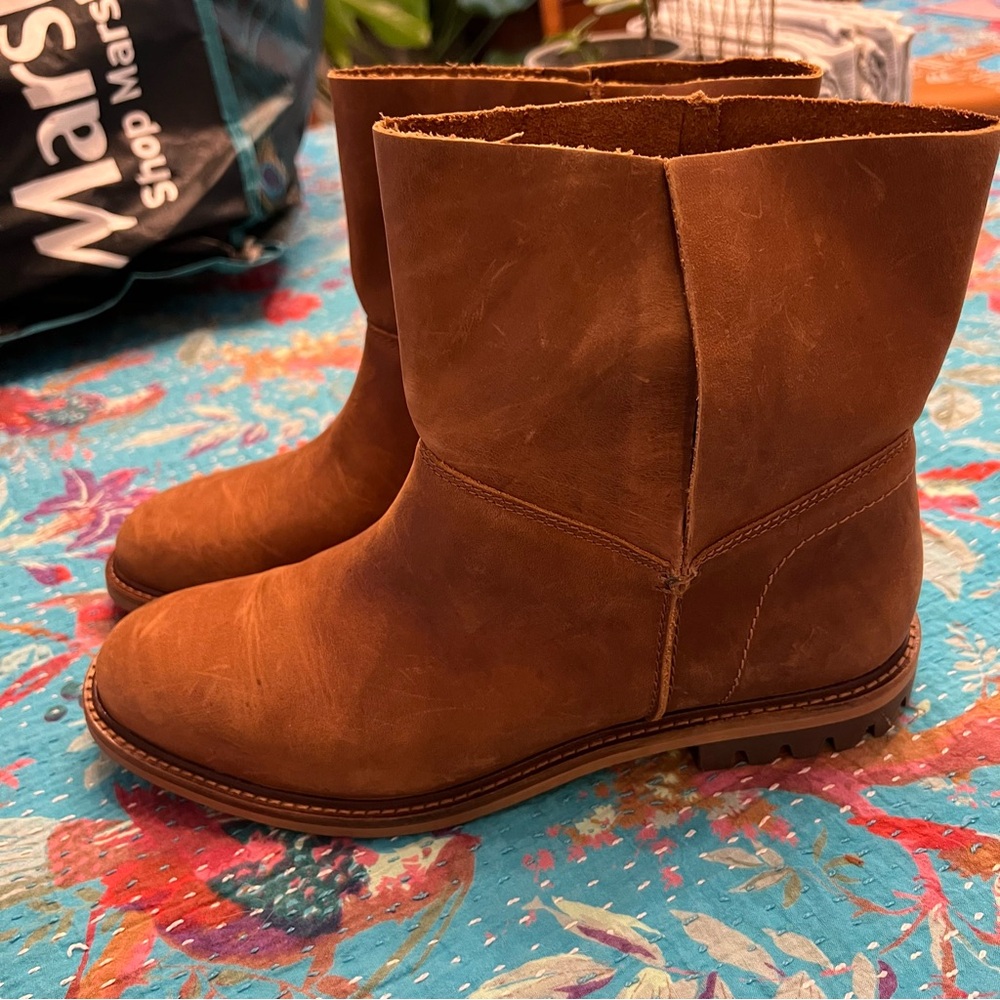Kelsi Dagger Brooklyn Borough Boots NWOB Brown Leather Ankle 9 Anthropologie